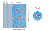 Shiba Dog Puppy Patterned Organic 40s Fabric made in Korea by the Half Yard 36" by 55" or 90cm x 140cm