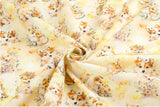 Baby Dog Puppy Patterned Organic 40s Fabric made in Korea by the Yard 36" by 55" or 90cm x 140cm