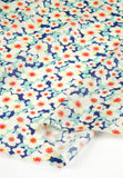 Peach Blossom Flower Patterned Eco Friendly Mulberry Pulp Rayon Fabric made in Korea by the Yard