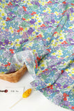 Blooming Spring Floral Patterned Eco Friendly Mulberry Pulp Rayon Fabric made in Korea by the Yard