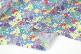 Blooming Spring Floral Patterned Eco Friendly Mulberry Pulp Rayon Fabric made in Korea by the Yard