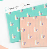 玩具迷你甜心泰迪兔鴨圖案布料韓國製造半碼