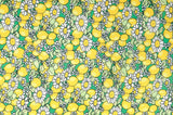 Dewspo Waterproof & Breathable Fabric Lemon Daisy made in Korea by the Yard