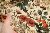 Florist Antique Flower Patterned Fabric made in Korea by the Half Yard