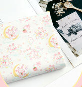 玩具迷你甜心泰迪兔鴨圖案布料韓國製造半碼