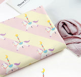 玩具迷你甜心泰迪兔鴨圖案布料韓國製造半碼