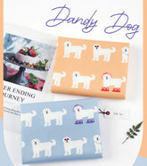 Dandy Fashion Dog Puppy Patterned Fabric made in Korea by the Half Yard