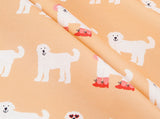 Dandy Fashion Dog Puppy Patterned Fabric made in Korea by the Half Yard