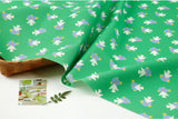 Star Light Pigeon Bird Patterned Fabric made in Korea by the Half Yard