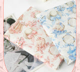 Vintage & Antique Ribbon Lady Patterned Fabric made in Korea by the Half Yard