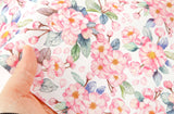 Sakura Donarium Blossom Flower Patterned Fabric made in Korea by the Half Yard