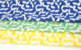 Modern & Avantgarde Geometry Shapes Patterned 20s Organic Fabric made in Korea by the Half Yard