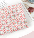 Korea Style Geometry Flower Patterned Fabric Cotton made in Korea by the Half Yard