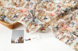 Little Kitty Baby Cat Patterned Fabric Cotton made in Korea by the Half Yard