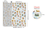 Sleeping Baby Animals Patterned Fabric Cotton made in Korea by the Half Yard