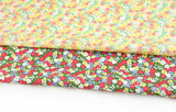 Petite Flower Patterned Fabric Cotton made in Korea by the Half Yard