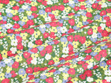 Petite Flower Patterned Fabric Cotton made in Korea by the Half Yard