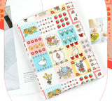 Cutie Casual Square Patchwork Design Patterned Fabric Cotton made in Korea by the Half Yard