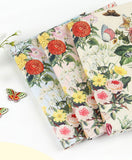 Butterfly Flower Garden Patterned Fabric Cotton made in Korea by the Half Yard
