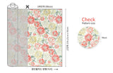 Pastel Rose Dream Patterned Fabric Cotton made in Korea by the Half Yard