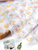 Good Night Sleep Koala Fabric Digital Textile Printing printed in Korea by the Half Yard