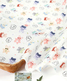 Fashion Bunny Rabbit Fabric DTP printed in Korea by the Half Yard