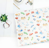 Little Vehicles Bus Car Airplane Ship Fabric Digital Textile Printing printed in Korea by the Half Yard