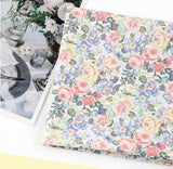 Romantic Pastel Bloom Patterned Fabric DTP printed in Korea by the Half Yard