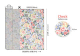 Romantic Pastel Bloom Patterned Fabric DTP printed in Korea by the Half Yard