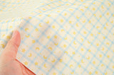 Dream Night on Check Patterned Fabric DTP printed in Korea by the Half Yard