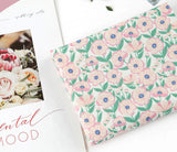 Blush Flower Patterned Fabric DTP printed in Korea by the Half Yard