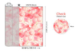 Squishy Peach Patterned Fabric DTP printed in Korea by the Half Yard