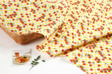 Tomato Square Box Patterned Fabric DTP printed in Korea by the Half Yard