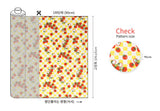 Tomato Square Box Patterned Fabric DTP printed in Korea by the Half Yard