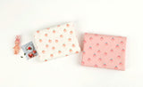 Dot Peach Patterned Fabric Cotton made in Korea by the Half Yard