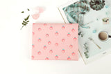 Dot Peach Patterned Fabric Cotton made in Korea by the Half Yard