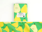 Fruits Big Pear Patterned Fabric Cotton made in Korea by the Half Yard