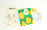 Fruits Big Pear Patterned Fabric Cotton made in Korea by the Half Yard