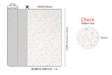 Petite Gypsophila Baby Breath Flower Patterned Double Gauze Fabric made in Korea by the Yard 36" x 61"