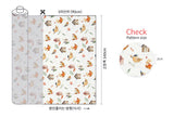 Cute Baby Animals Patterned Linen OEKO-TEX Fabric made in Korea by the Yard 90cm x 140cm or 36"x 55"