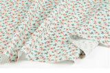 Spring Flower Patterned Organic 40s Fabric made in Korea by the Yard 36" by 55" or 90cm x 140cm