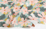 Floralia Floral Garden Patterned Organic 40s Fabric made in Korea by the Yard 36" by 55" or 90cm x 140cm