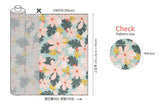 Floralia Floral Garden Patterned Organic 40s Fabric made in Korea by the Yard 36" by 55" or 90cm x 140cm