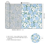 Flower Garden Botanical Patterned Fabric Oxford Cotton made in Korea by the Yard