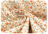 Grape Fruits Orange Patterned Fabric made in Korea by the Half Yard