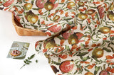 Fruits Pomegranate Patterned Fabric, Cute, sewing, Quilt made in Korea Half Yard