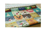 Christmas Patchwork Patterned Fabric Cotton made in Korea by the Half Yard