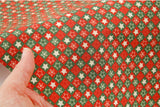 Christmas Star Patterned Fabric Cotton made in Korea by the Half Yard