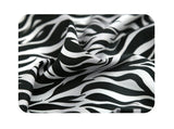 Gentle Zebra Pattern Cotton Fabric made in Korea by the Panel