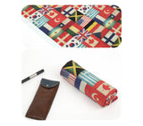 Vintage National Flag Patterned Fabric made in Korea by the Half Yard